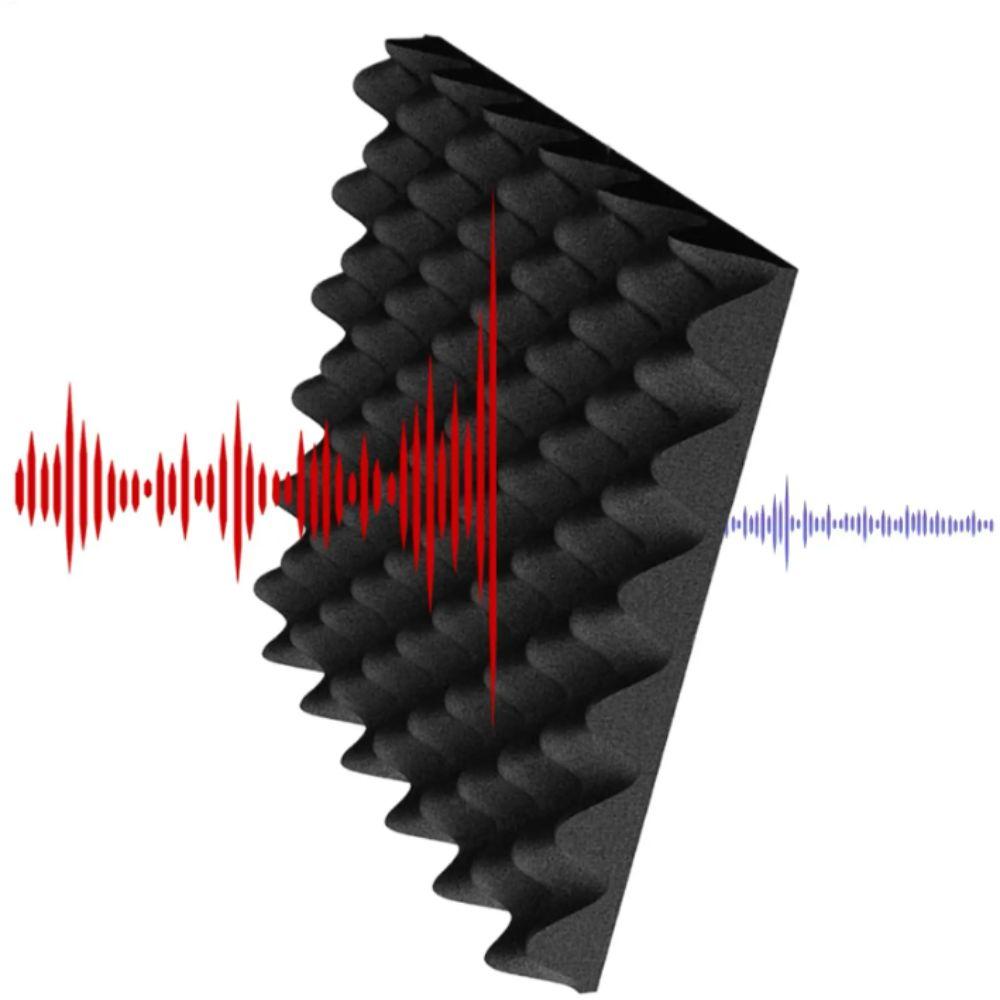 Eggcrate Design Soundproof Foam Panels Self-Adhesive Self-Adhesive Panels  Studios