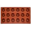 18 Cavity Mini Donut Silicone Chocolate Mold Diy Cake Accessories Molds Kitchen Doughnut Pastry Manual Baking Mould