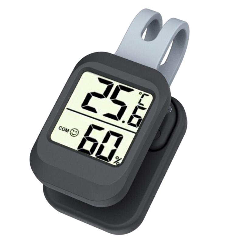 1Pc Guitar Humidifier Humidity Gauge Acoustic Hygrometer Sound Hole Humidifier чёрный