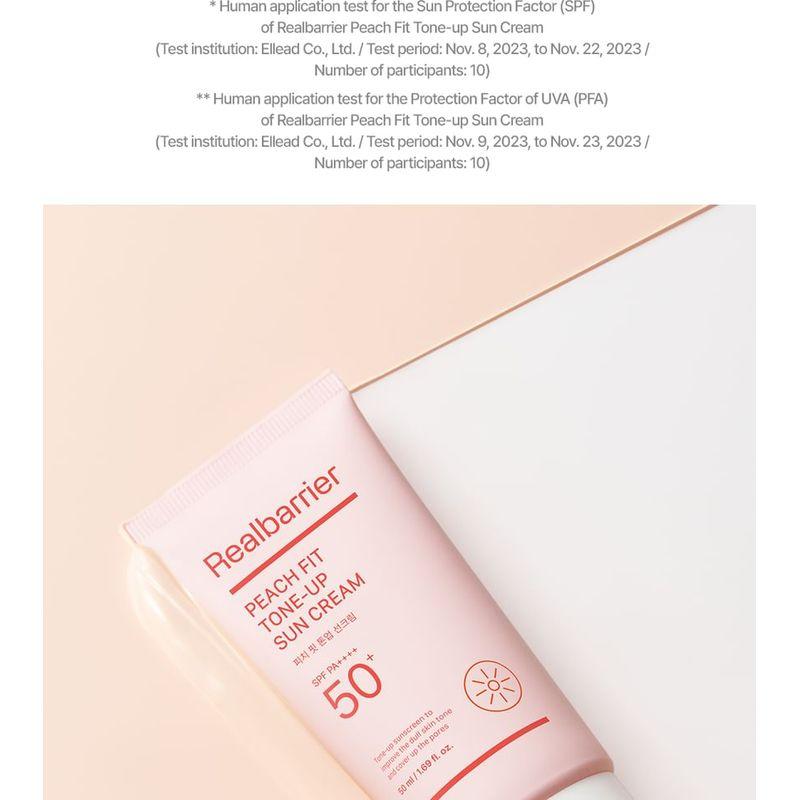 Realbarrier - Crème Solaire Teintée Peach Fit