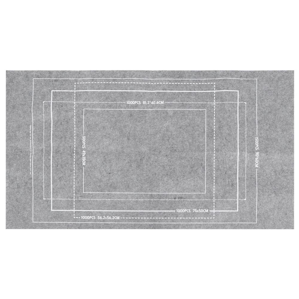 Gray Puzzle Mat Felt Cloth Puzzle Storage Mat Puzzle Accessories Puzzles Blanket Household Use