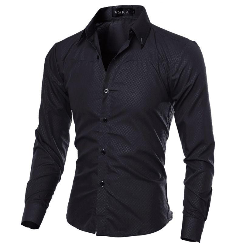 Premium Quality Soft Men Shirt With Long Sleeves And Timeless Solid Color