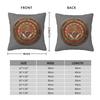 Custom Freemason Logo Pillow Covers Masonic Mason Freemasonry Cushion Cover Decoration Salon Square Pillowcase