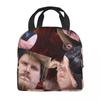 Drachenlord Rainer Winkler Insulated Lunch Bags Food Container Bags Portable Thermal Cooler Lunch Boxes For Work