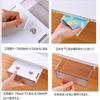 Arm Drawer Set Desk Storage Storage Box with Adhesive Tape x King's Under-Desk (2 pieces) - Tray, Attachable, Slide-Out Double-Sided (Green 2)