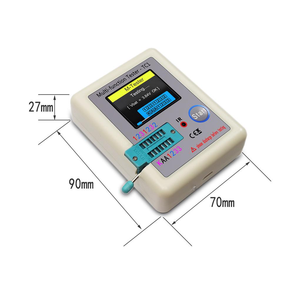 LCR TC1 1.8 Inch TFT LCD Display Multimeter Transistor Tester Diode Triode Capacitor Resistor Test Meter