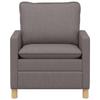 Taupe Sofa 76 X 81 X 87.5 Cm Fabric