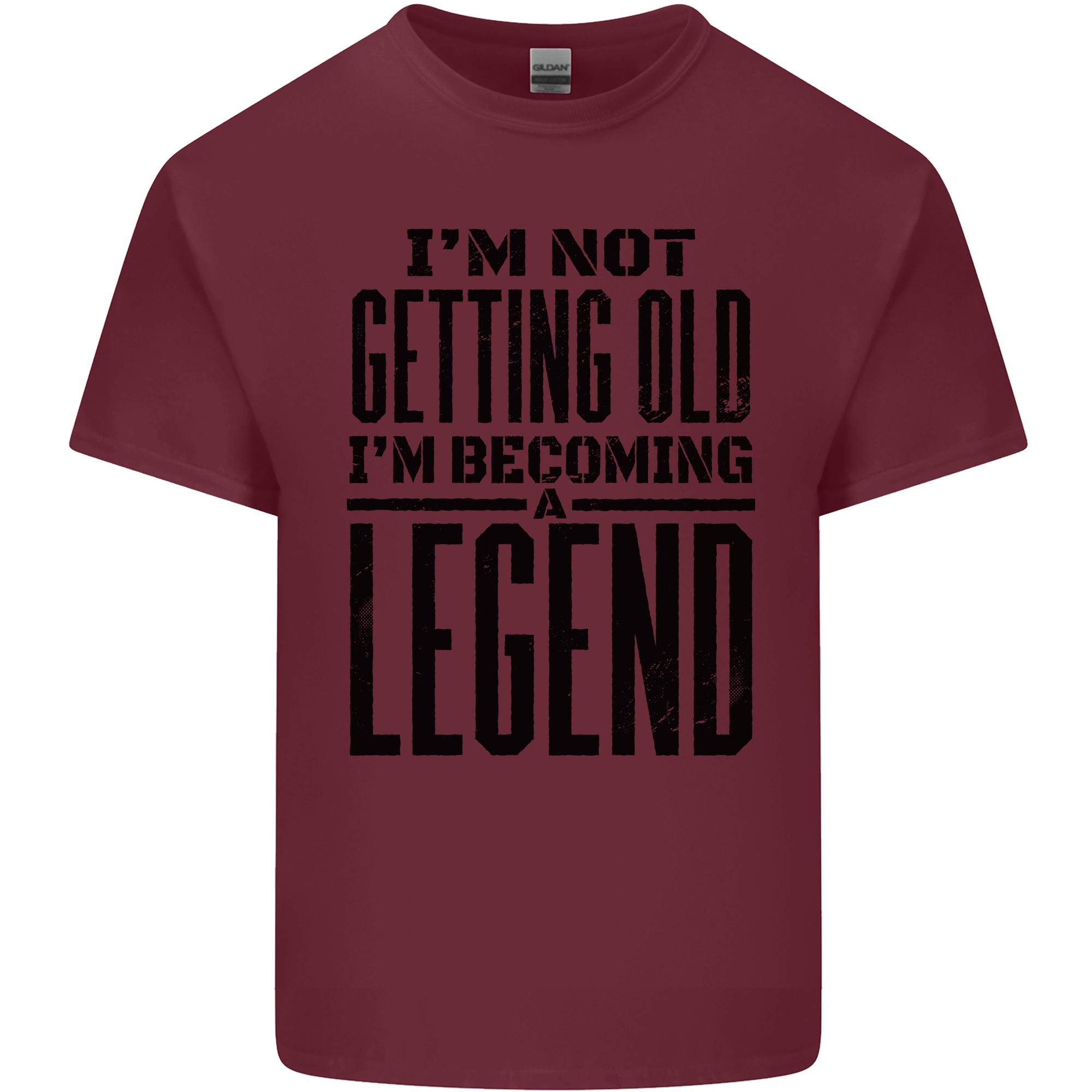 Im Not Old Im a Legend Funny Birthday Unisexs Light Cotton TShirt S