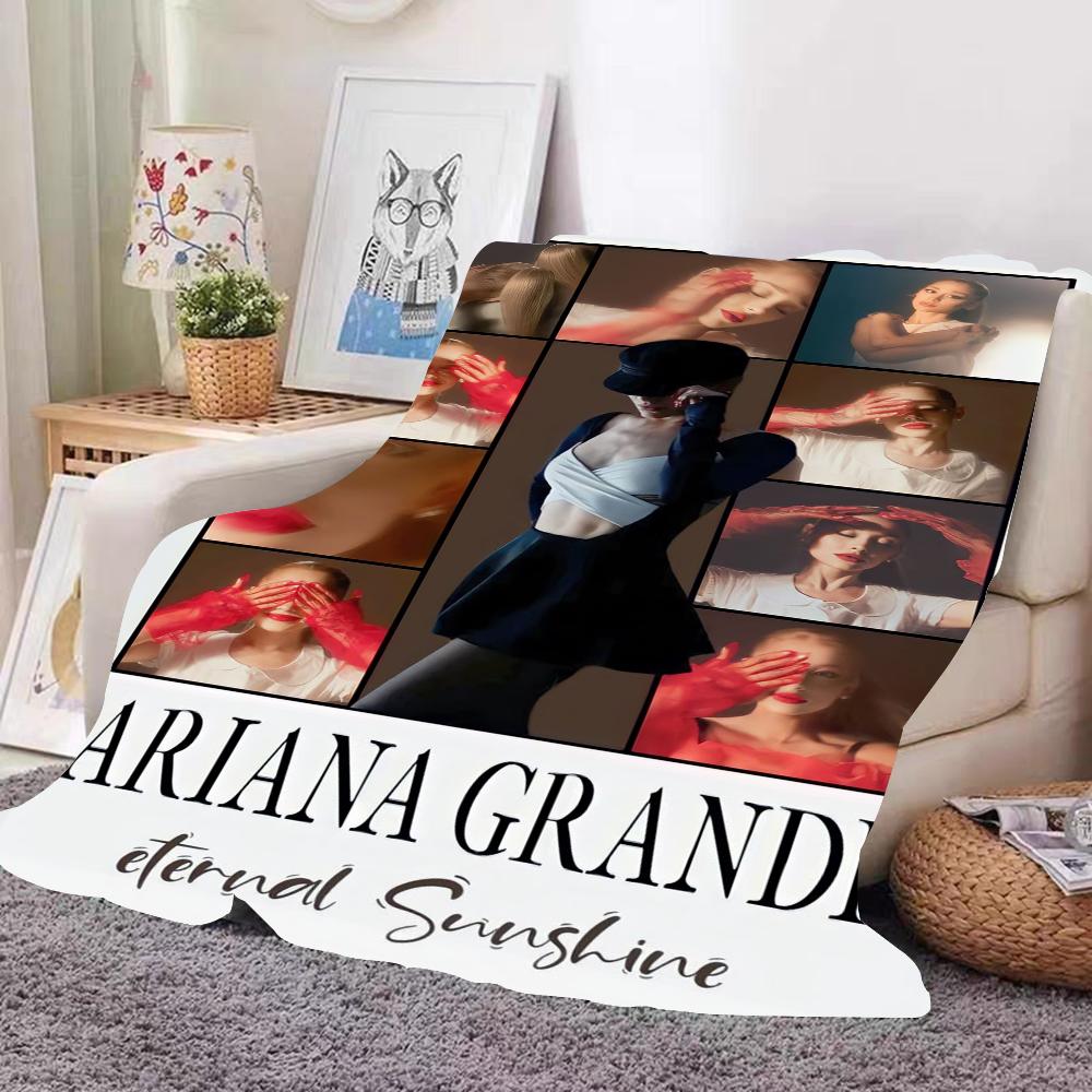 Singer A-Ariana G-Grande Hot Album Blanket Design Lightweight  For Dorms, Naps, Living Room, Office,Sofa,All-Season