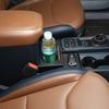 Black ABS Center Console Cup Drink Holder Storage Box For Ford Maverick