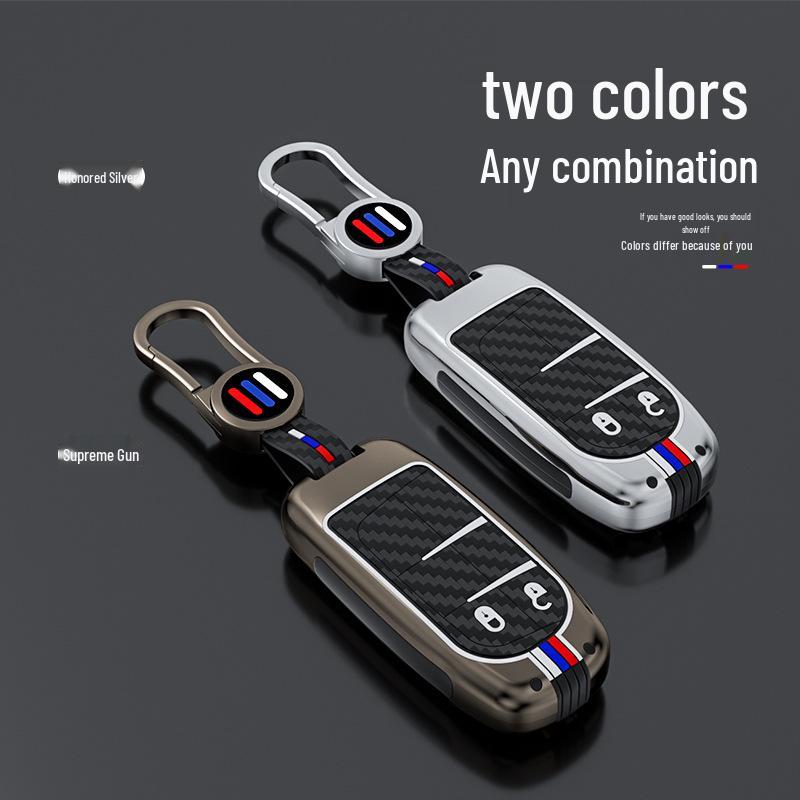 JEEP Jeep Key Case for Compass, Grand Commander, Free Light & Grand Cherokee