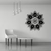 Vintage Chakra Wrought Iron Wall Art Lotus Symbol Outdoor Indoor Yoga Meditation Decor Spiritual Gift