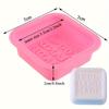 1/3/6pcs Silicone Soap Mold Set for DIY Crafts -Square Handmade Soap Making Molds, Reusable Silicone Molds for Resin, Chocolate