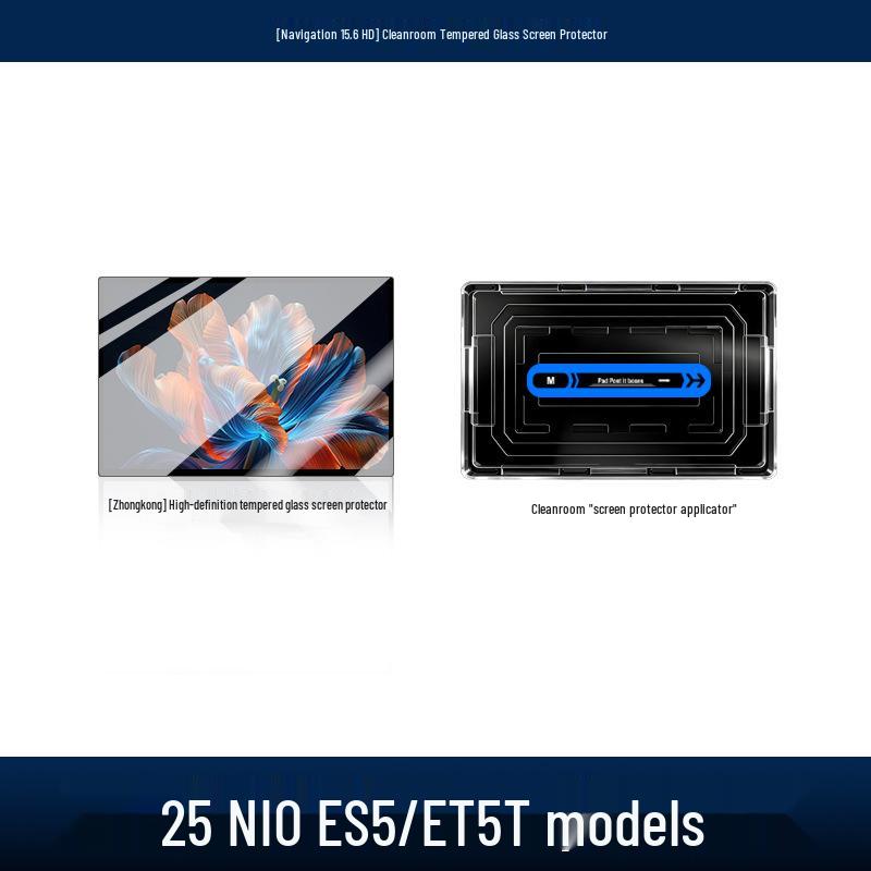 Compatible with 25 NIO EC6 models: Includes console and tempered glass screen protectors.