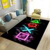 3D Cartoon Game Large Carpet Rug for Home Living Room Bedroom Sofa Doormat Decor Kids Play Area Rug Carpet Non-slip Floor Mat