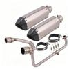 FIRECARP Bike Muffler, Compatible with GROM MSX125 Type 1, Stainless