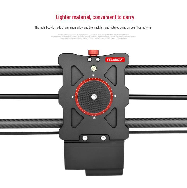 YELANGU Portable Electric Video Slider with Wireless Remote Control for DSLR Cameras