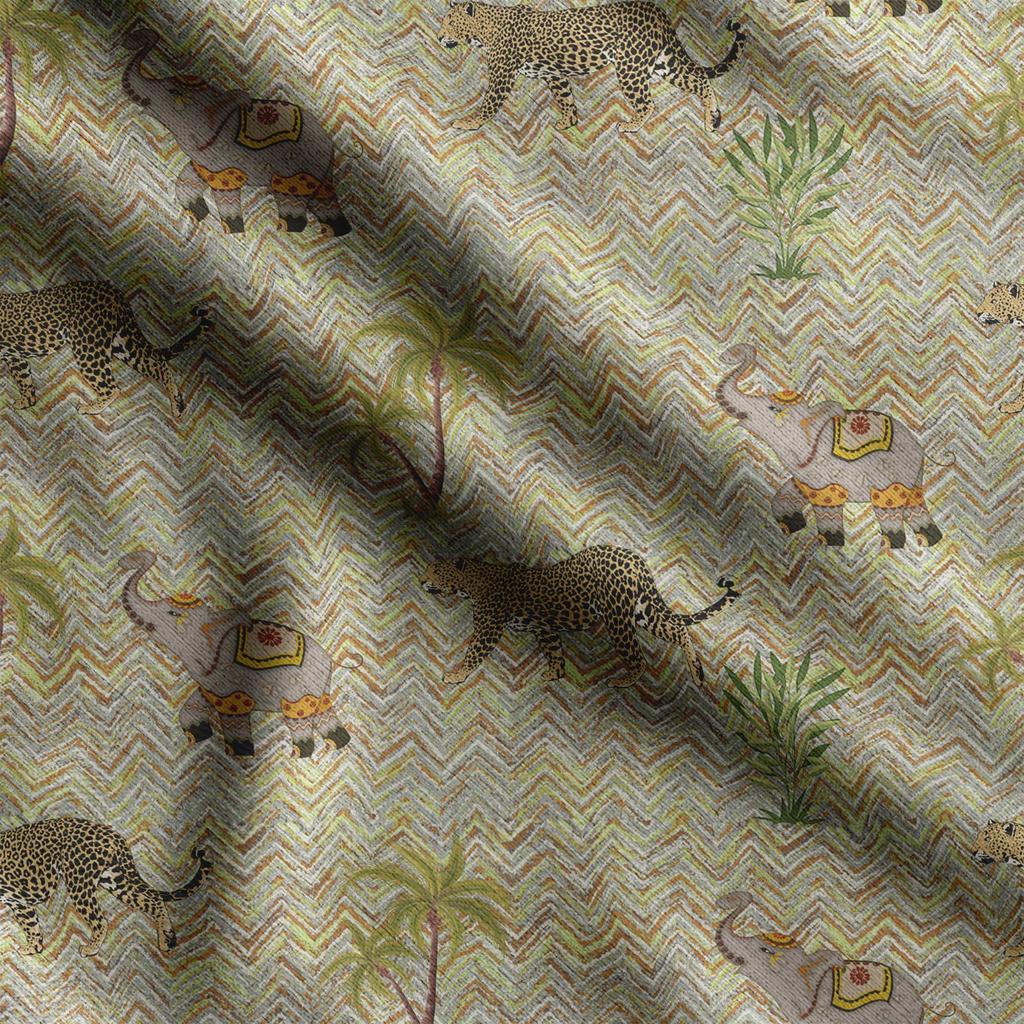 Soimoi Animals Print,  Cotton Cambric, Quilting Fabric Sold by The Yard 42 Inch Wide, Medium Weight Cotton Fabric, Sewing  Supplies,