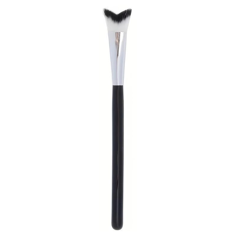1PC Angled V-Shaped Contour Brush,for Nose/Cheekbone Sculpting, Highlighting & Shading Tool, Professional Makeup Accessory