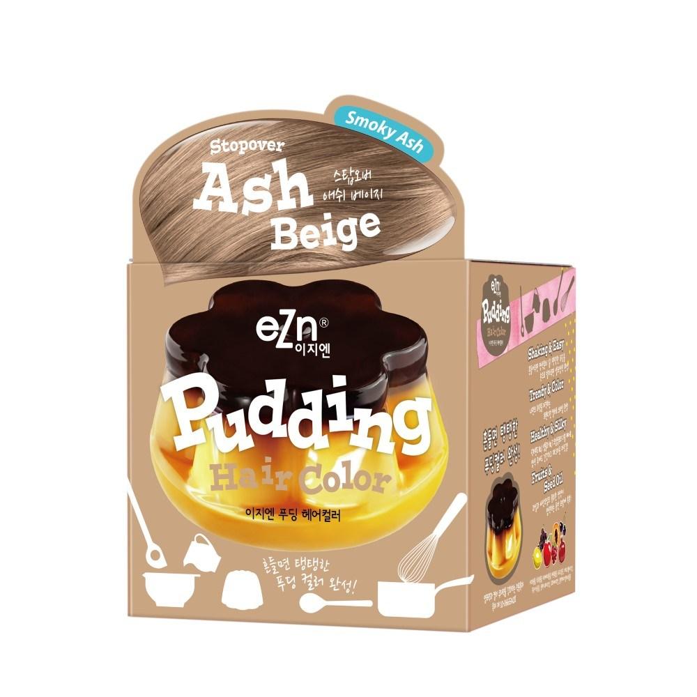 

Краска для волос eZn pudding 70 мл, оттенок пепельно-бежевый, 1 шт.