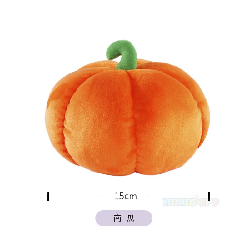 Fruits Vegetables Seafood Plush Toy Garlic Strawberry Broccoli Watermelon Pumpkin Soft Stuffed Plushie Doll Baby Education Toy