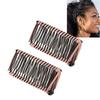 2Pcs Banana Hair Clips Metal Woven Thread Easy   Simple Stylish Vintage Clincher Comb for   Travel Family