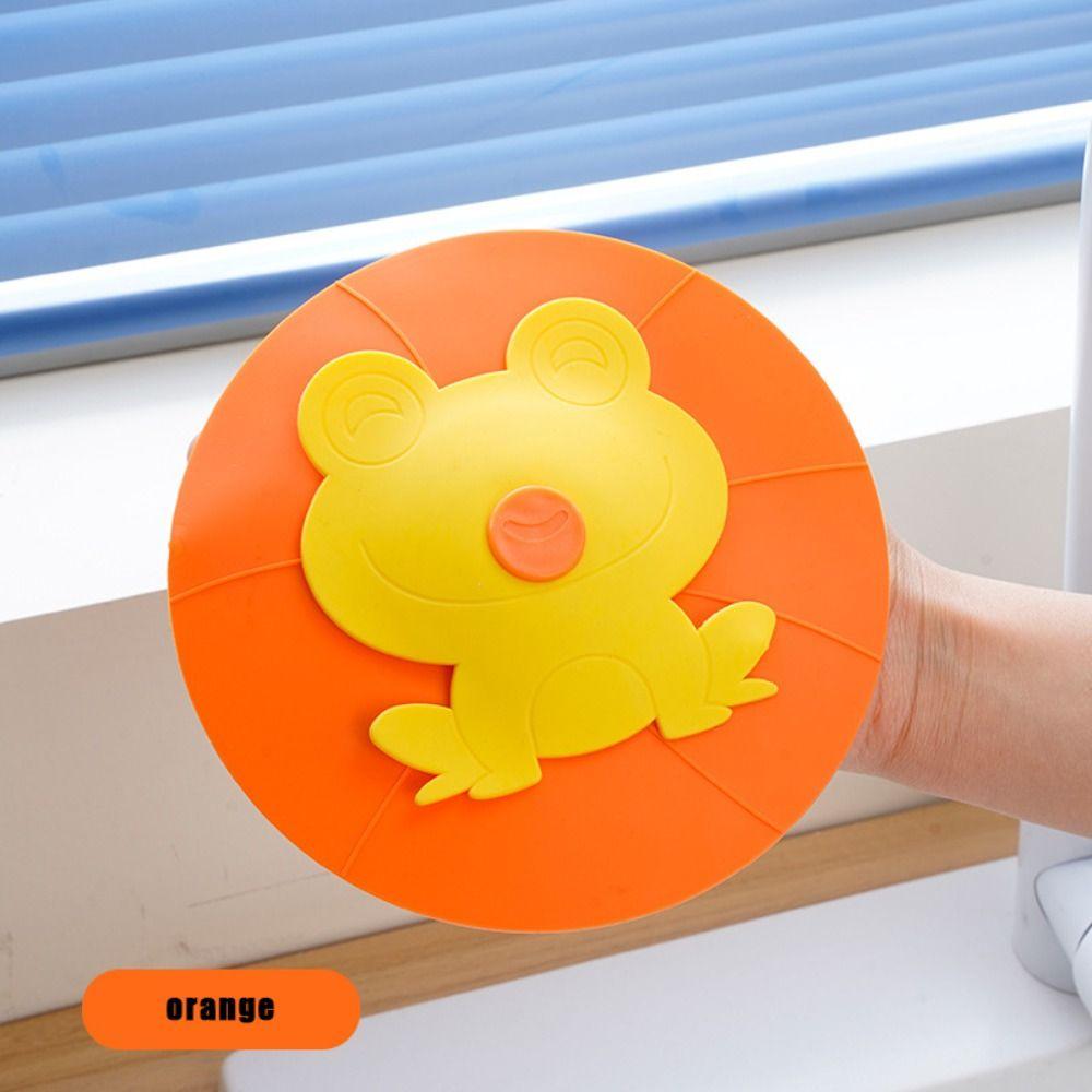 Frog Shape Drain Deodorant Mat Anti-clogging Sink Accessories Floor Drain Cover  Kitchen