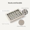 Vee&In. Jewelry Box, Multi-layered Fashion Accessory Storage Case, Earring Case, Easy Organizing of Jewelry, Ideal Accessory Case for Women, Clear Dis