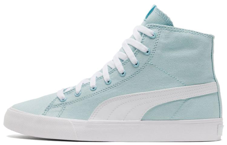 PUMA Unisex Bari Mid Sneakers White/Blue 373891-06 35.5