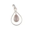 Rose Quartz Gemstone 925 Sterling Silver Jewelry Handmade Stylish Pendant 1.60" PP-3-21