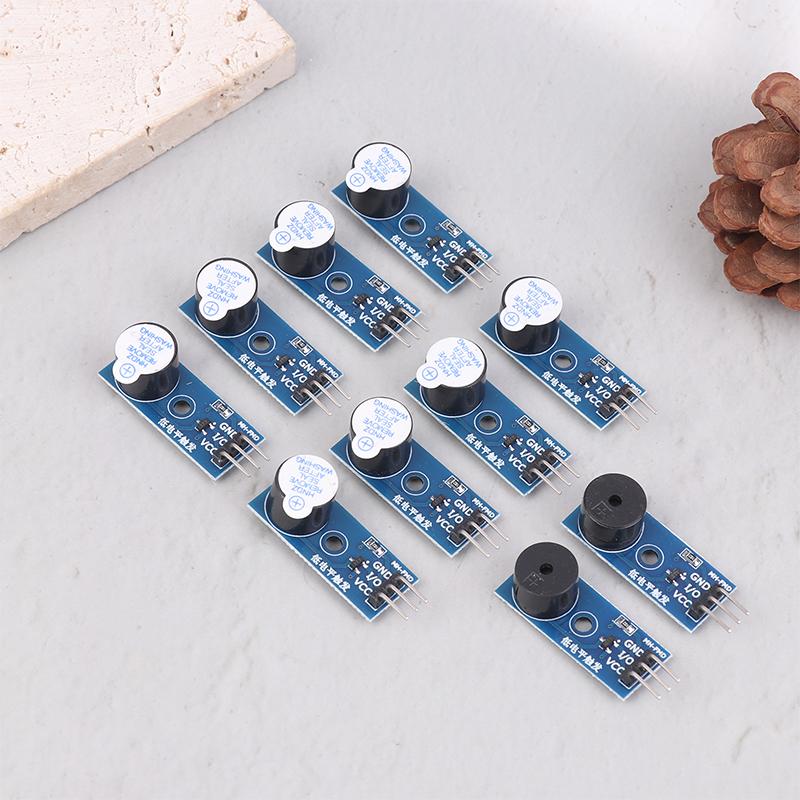Active Passive Buzzer Module For Arduino, 5V Low Level Trigger, Compatible With Raspberry Pi ESP32, High Quality DIY Kit