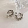 Lightweight Acrylic Hoop Earrings Metal Resin Earrings New Fashion Earrings  Women Jewelry