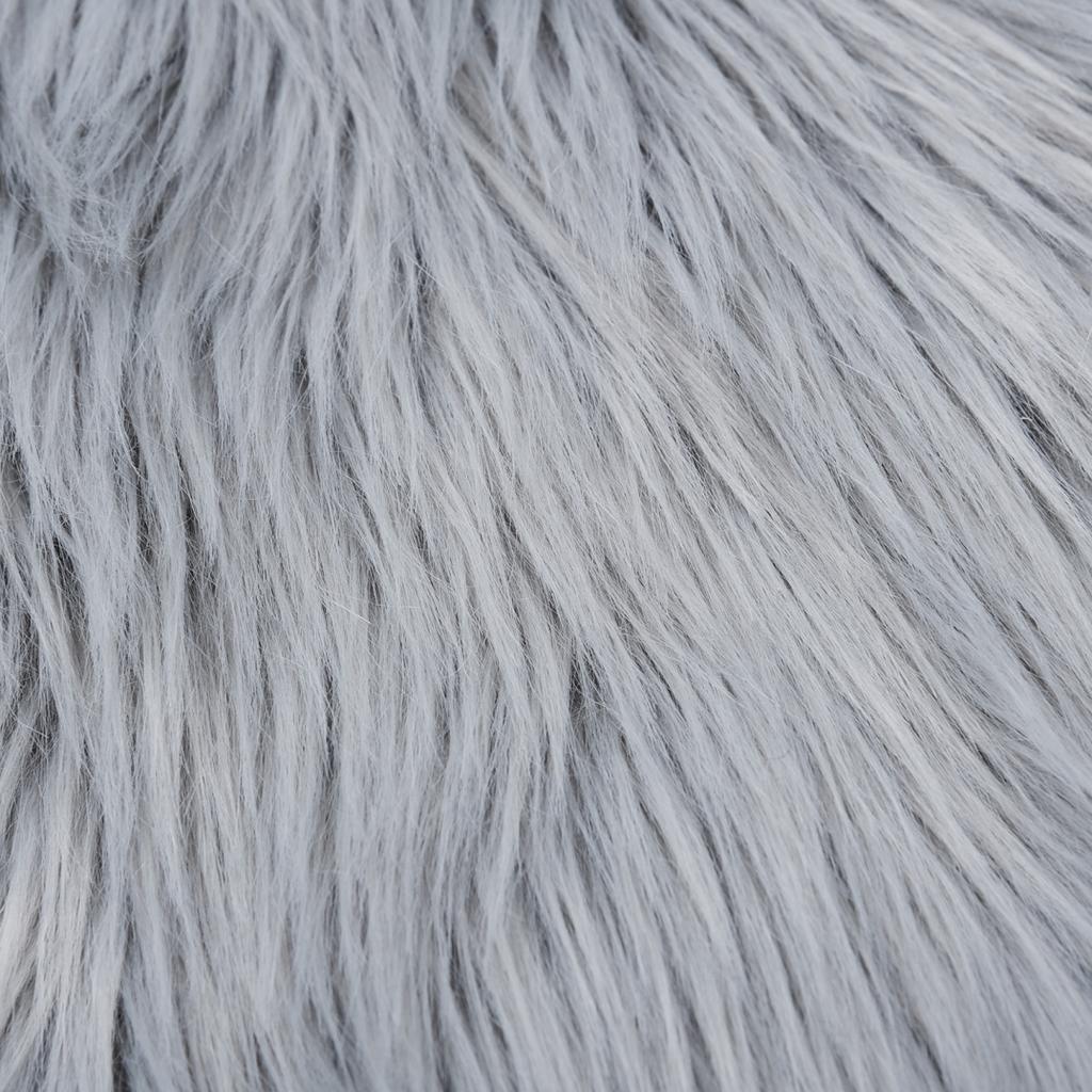 Faux Round Rug for Bedroom Living Room or Study Space On Hard Flooring