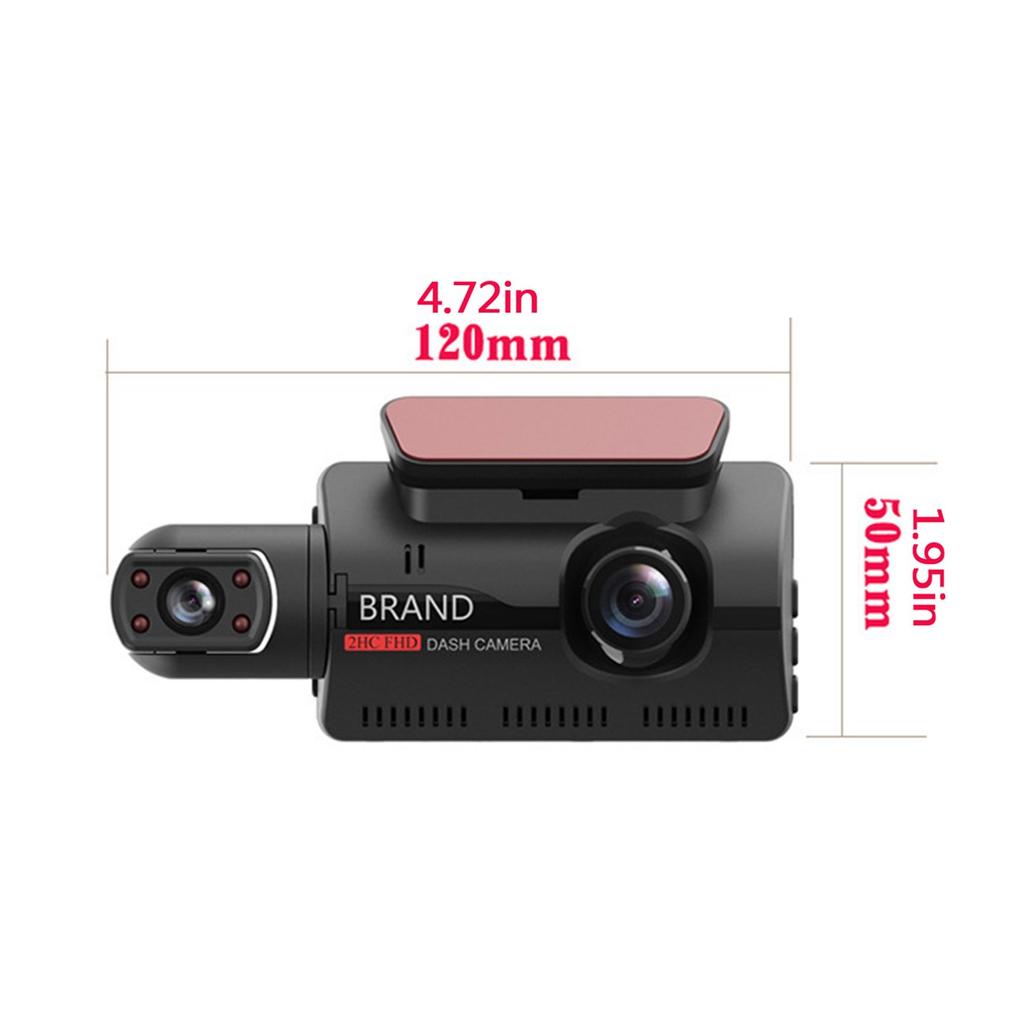 CNmuca 1080p Three Inch Display Screen Driving Recorder A68 with Double Lens Adjustable Interior Lens Driving Recorder Black CNmuca 1080p Three Inch Display Screen Driving Recorder A68 with Double Lens Adjustable Interior Lens Driving Recorder Black