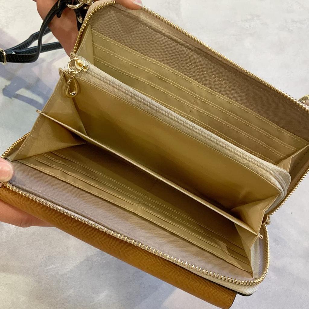 Combination Color Wallet Shoulder Bag CM [Kashkash] 11-00-03830 Women's
