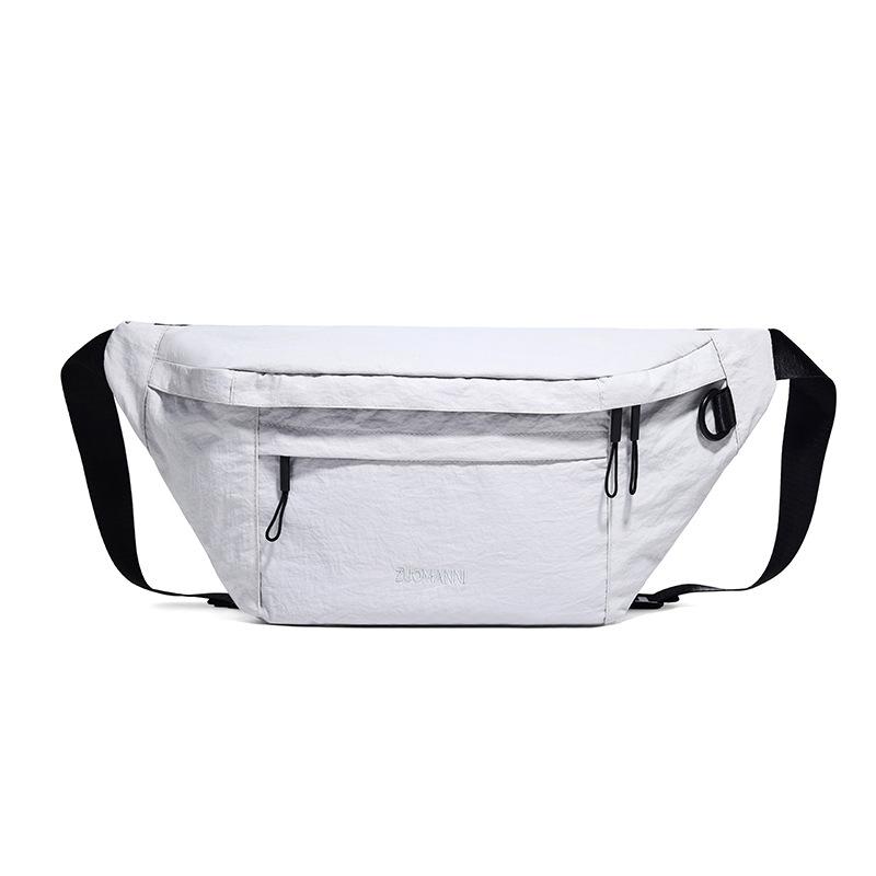 Outdoor Sports Shoulder Bag Women's Chest Bag Lightweight Waterproof Nylon Crossbody Bag
