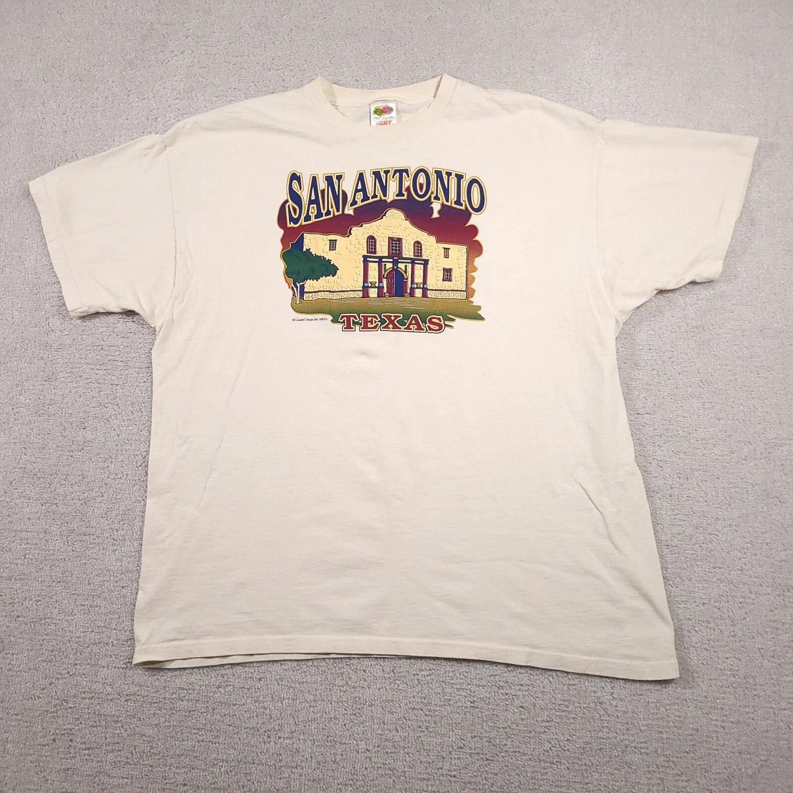 

Vintage 90s San Antonio Texas Shirt 2XL Graphic Tee Novelty Grunge 160
