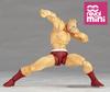 Kaiyodo Micro Yamaguchi Revol Mini Kinnikuman Kinniku Suguru Approximately 125mm Painted Movable Figure ABS&PVC Rm-002