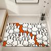 Cartoon Rabbit Cute M-Miffy n-nijntje Home Bedside Rug Kitchen Bath Floormat Hallway Balcony Carpet Entrance Doormat hogar Decor