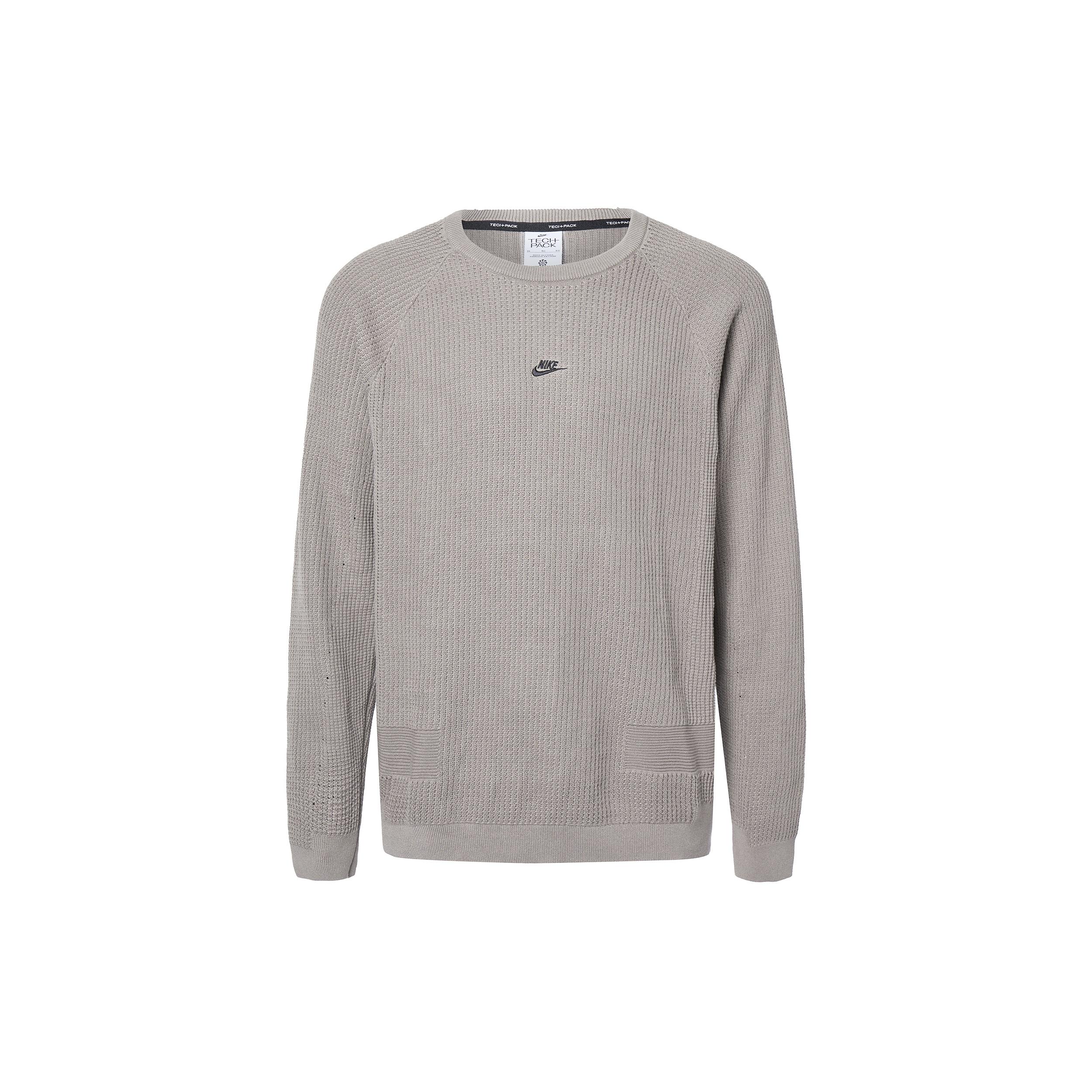 Men s Nike Round Neck Long Sleeves Casual Sports Pullover Brown DN3618-087 XXL