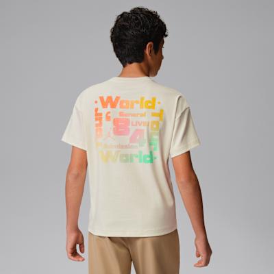 Jordan Kids T Shirts Crew Neck Moderate S