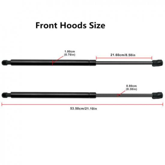 4Pcs Hood+Tailgate Hatch Lift Support Gas Shock Struts For Lexus RX350 RX450h