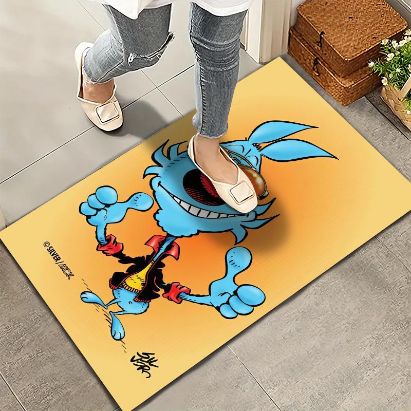 Lupo Alberto Carpet Rug for Living Room Bedroom Home Sofa Decoration,Kids play Nonslip Floor Mat