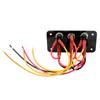 24V 12V Switch Panel LED Light Toggle Car Fuse Protection Automotive Accessories for Boat Marine Truck Trailer Camper Caravan RV