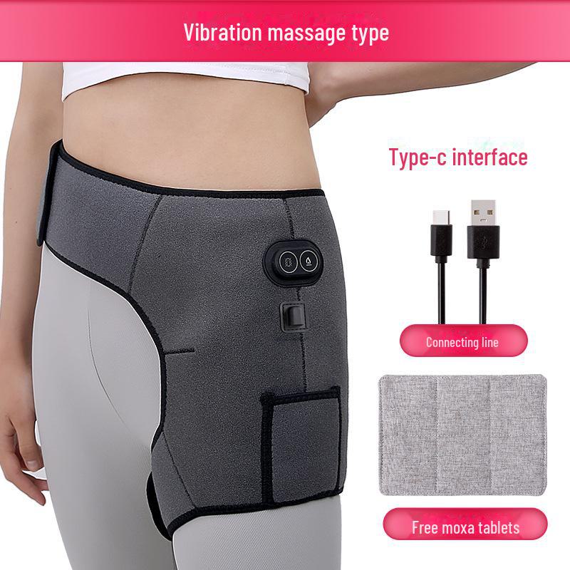 

Знеболювальний масажний пояс з підігрівом стегон і стегон Vibration massage model without power bank