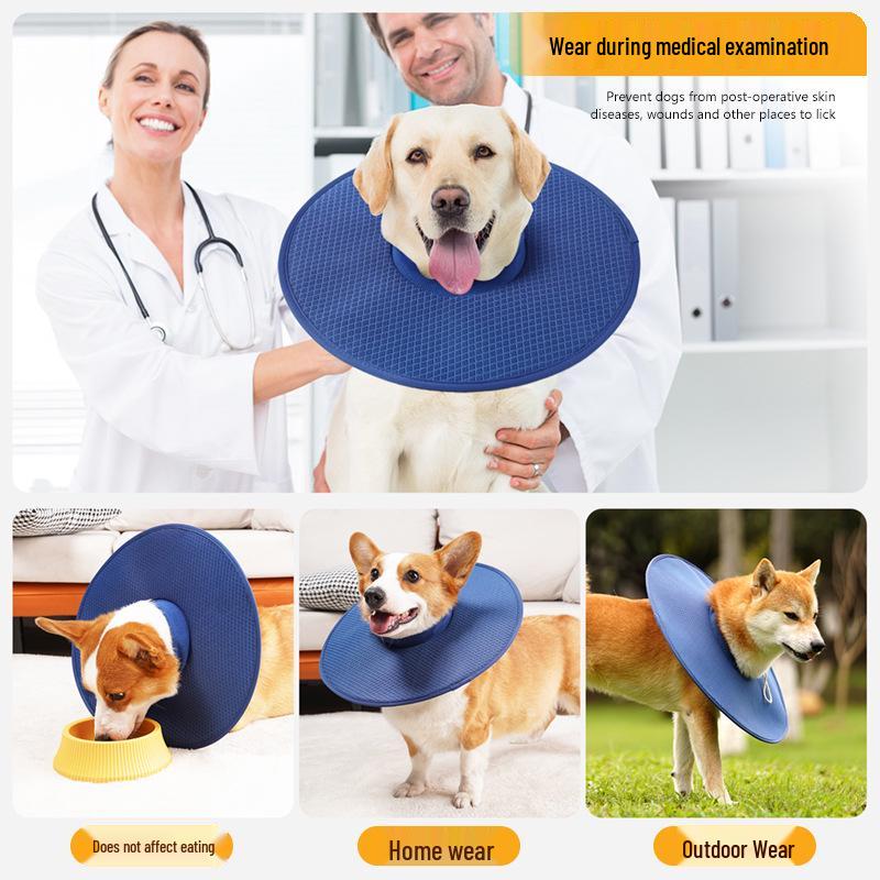 Breathable Water-Absorbent Mesh Dog Elizabeth Collar: Anti-Bite & Anti-Lick