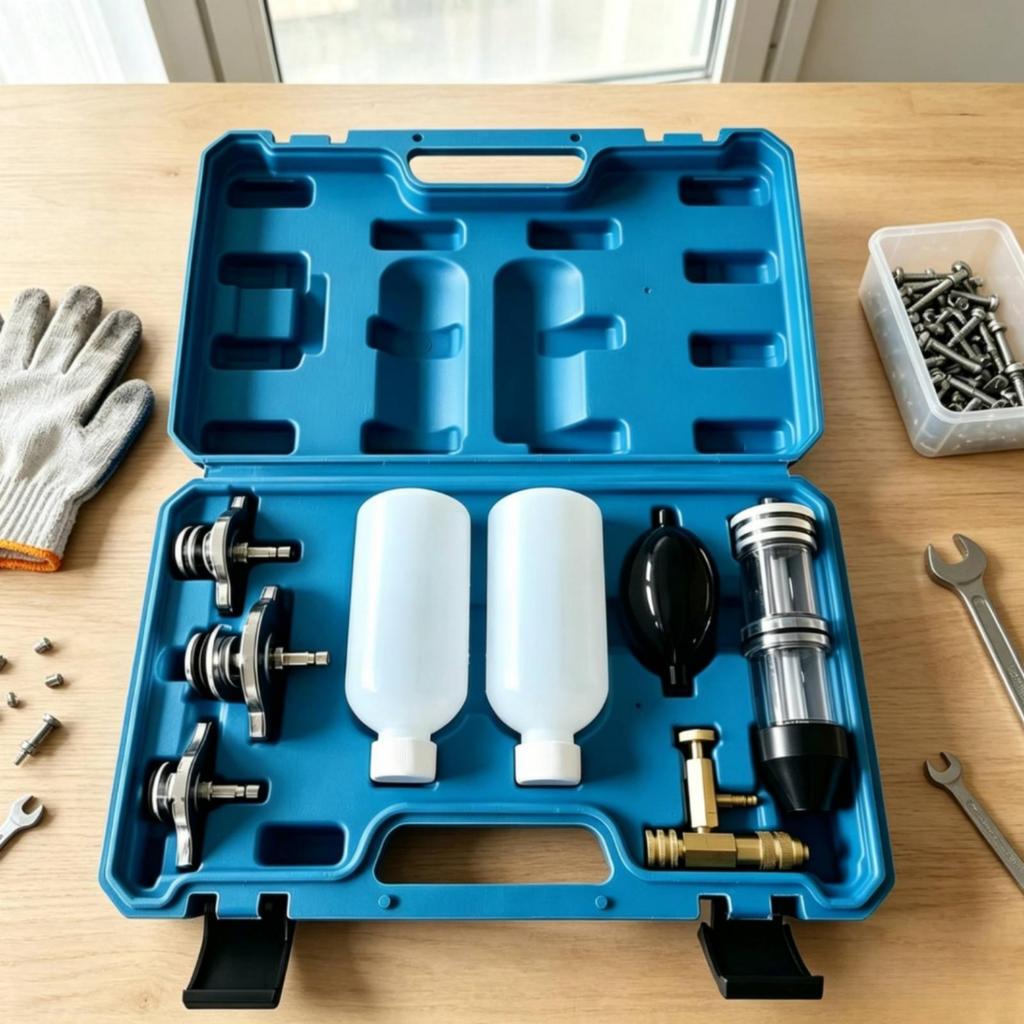 Head Gasket Leak Tester Kit Complete Combustion Portable