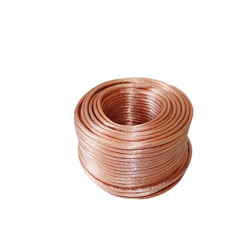 High-Voltage Multi-Strand Oxygen-Free Copper Grounding Wire with Transparent Insulation