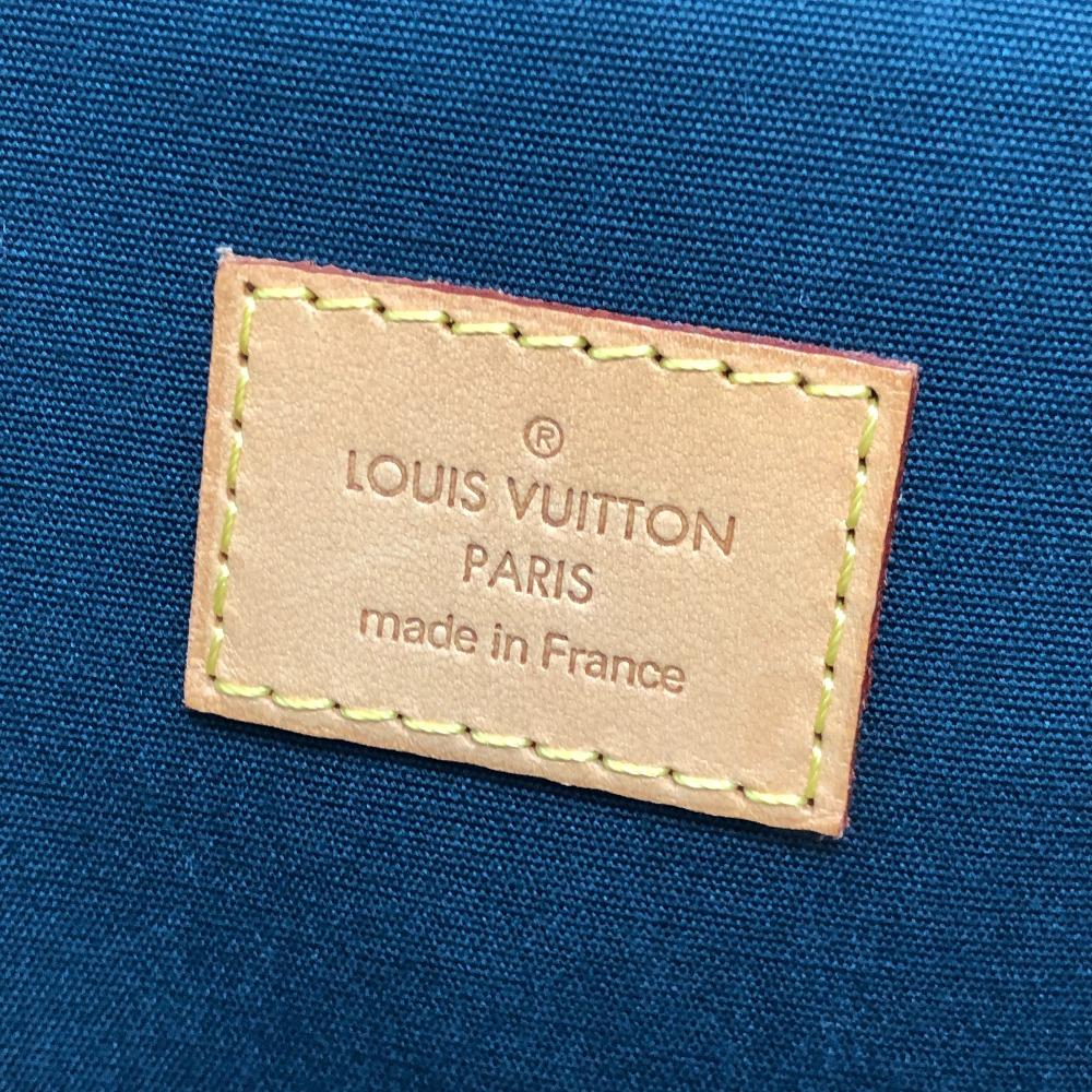 Louis Vuitton M93673 Bellevue GM Tote Bag MonogramVernis Blue Nuit Green
