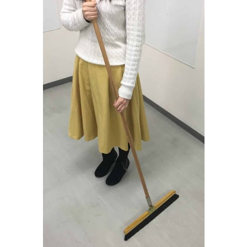 Takasago Flexible Broom with Wooden Handle J, 45cm, 4904161013090
